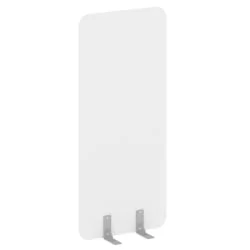 Перегородки на металлических опорах на фетровых подпятниках Р-лине ДП.Ф-80-180 Белый Бриллиант / R-line DP.F-80-180