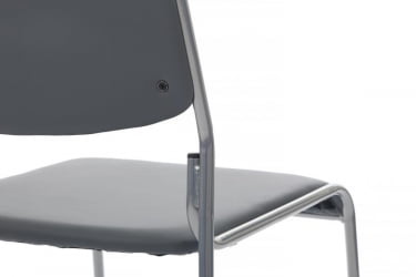 Кресло Nix RCH OMKL-01 Серый/Металл окрашенный Хром