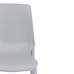 Стул для балкона GENIUS (mod 75) металл/пластик, 46x56x84cм, серый/ножки хром