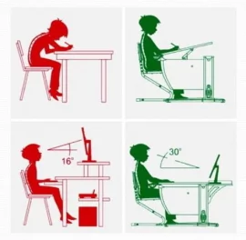 Стол универсальный трансформируемый Parta 1/75-40 + Stul Белый Серый