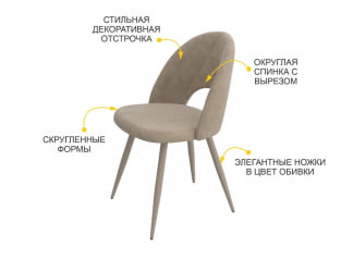 Стул Статус Десерт коричневый