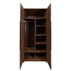 Шкаф двухстворчатый Сканди с зеркалами Грей