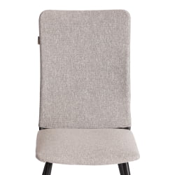 Стул обеденный La Rousse NEW, ткань рогожка, серый/черный, 3M 16/2, 45x55x93 см