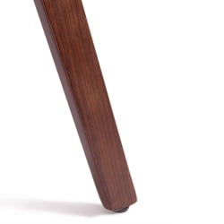 Стул LANDO (mod.8036) дерево / ткань, 59х53х75 см, орех/серый