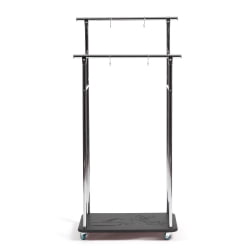 Вешалка с обувницей MAPLE МДФ/металл, 72*40*158 см, Венге