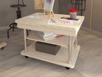 Журнально-обеденный стол Агат-22.2 Дуб кобург