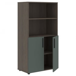 Шкаф с 1 комплектом глухих малых дверей VELION VMCS 80.5 Нефрит Дуб