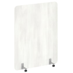 Перегородка на металлических опорах, на роликах Р-лине ДП.Р-140-180 Снежная Патина / R-line DP.R-140-180