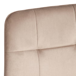 Стул CHILLY (mod. JSC-220) Велюр/металл , 44,5х52,5х88 см, Beige (бежевый) HLR8 / белый