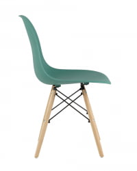 Стул Еамес Стиле ДСВ серо-зеленый (разборный каркас) / Eames Style DSW