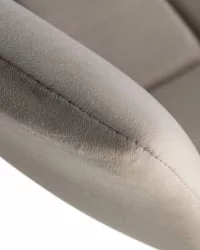 Стул барный DOBRIN TAILOR WHITE Серый велюр MJ9-75