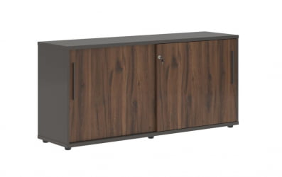 Шкаф с дверьми-купе ЕДИС ЕЛC 1643 Дуб Денвер темный Мокко Мокко / EDIS ELC