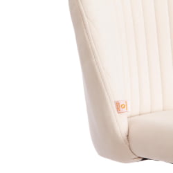 Кресло MELODY флок , молочный, 4