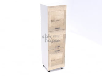 Доп. ПГ-60, Дублин (596*596) Дуб галифакс белый, 21668 