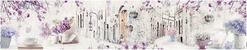 Глянцевый фартук (КОМПОЗИТ) KM 55