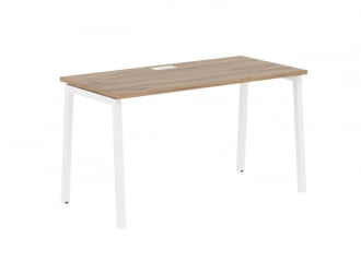Стол письменный EDIS ELST 1367 Дуб Денвер светлый Белый