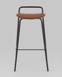 Стул барный Mantis экокожа коричневый