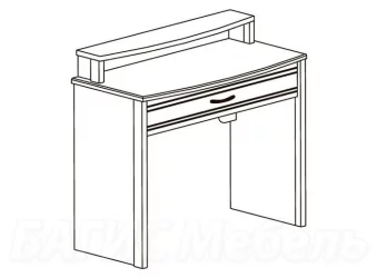 Туалетный столик Флоренция 673  Дуб оксофрд