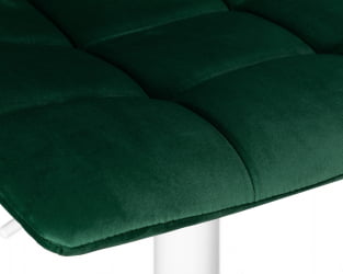 Стул барный DOBRIN TAILOR WHITE (зеленый велюр (MJ9-88))
