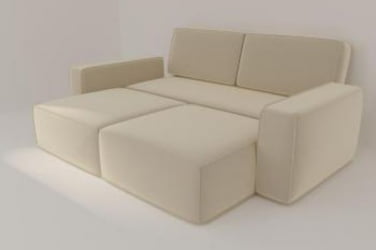 Диван прямой Сунндал (Berhouse) Цвет фасада: Грей рогожка; Тип: Прямой; Материал фасада: Микророгожка