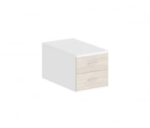 Подвесная тумба с 2 ящиками Sigma SG.538.WH.OL Белый Дуб светлый