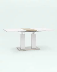 Стол Сиэтл раскладной 140-180 Белый глянцевый