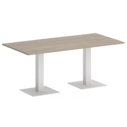 Стол прямоугольный HOME OFFICE VR.SP-5-180.2 Дуб Аттик/Белый металл