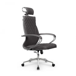 Кресло руководителя Metta L 2c 44C/K116 Infinity Easy Clean (MPES) Комплект 9 Серое