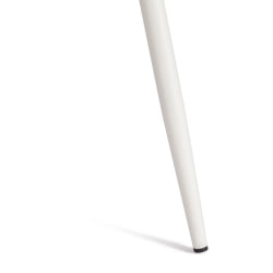 Стул CHILLY (mod. 7094-1) вельвет/металл, 44,5х52,5х86 см, pink (розовый) HLR39 / белый