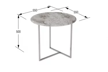 Стол в гостиную Альбано Белый мрамор