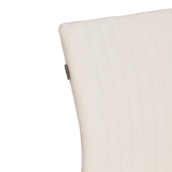 Стул обеденный Monte Carlo TREND, велюр, молочный/черный, 4, 49х51х93 см