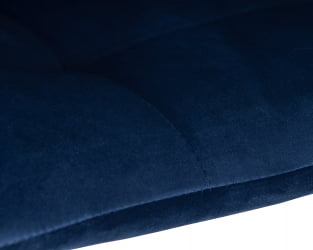 Стул барный ДОБРИН ТАИЛОР ВХИТЕ (синий велюр (МДЖ9-117)) 2 шт / DOBRIN TAILOR WHITE (MJ9-117))