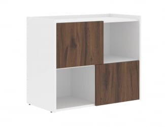 Тумба сервисная ЕДИС ЕЛC 9045 Дуб Денвер темный Белый / EDIS ELC