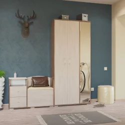 Прихожая Домино mini Бодега темый/светлый