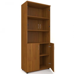 Шкаф для документов с тонированными стеклами Р.Ш-4СТ Ясень светлый