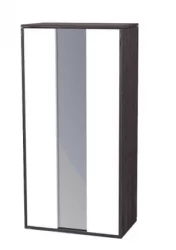 Модульный шкаф в гостиную Куб К04 Белый софт Черный ясень