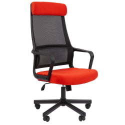 Кресло руководителя Chairman 590 ткань/сетка Красный