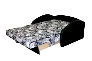 Диван-кровать Оливер 1 Стандарт Москва серый Домус черный