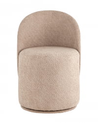 Пуф Loreen вращающийся букле Капучино