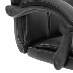 Кресло руководителя Cambridge metalBL кож/зам/ткань, черный/черный, 36-6/11