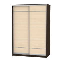 Шкаф-купе B-220х160х60-1(Венге-ДМ-D7D7)