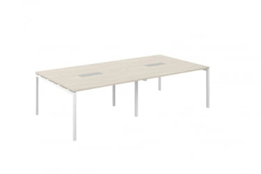 Стол переговорный Sigma SG.276.OL.44.WH Дуб светлый Белый
