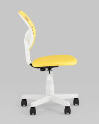 Кресло компьютерное детское ЛОЛО Pet Lover желтый пластик белый