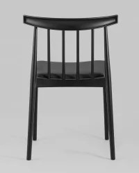 Стул пластиковый Ranch с мягким сиденьем Черный