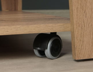 Журнальный стол-трансформер Агат 34 (03) Белый шпон-Дуб Вотан