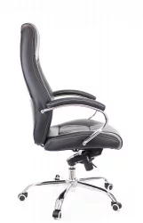 Кресло руководителя Крон М экокожа Черный / Kron M