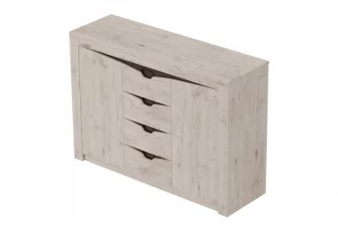 Тумба с ящиками и дверцами Соренто 19 Дуб бонифаций