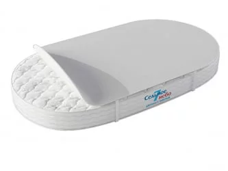 Комплект наматрасников Круглый и овальный на двух резинках