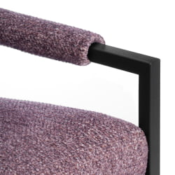 Диван Charli LUX Д/Чарли Люкс велюр/букле, VT shape wood rose