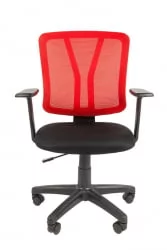 Кресло офисное CHAIRMAN 626 Черный Красная сетка